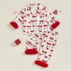 imageKuriozud Kids Christmas Pajamas Toddler Girl Santa Feather Trim Button Down Tops Pants Girls Bow Sleepwear Silk Satin Pjs SetChristmas Santa and Bow White
