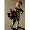 imageKuriozud Kids Toddler Girls Halloween Costume Zipper Long Sleeve Skeleton Jumpsuit Little Girl Halloween Clothes OutfitGreen
