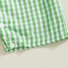 imageKuriozud Smocked Baby Boy Girl Clothes Sleeveless Romper Jumpsuit Overall Newborn Infant Clothing Spring Summer Outfits St Patricks Day Car Shamrock 36 Months