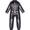 imageKuriozud Kids Toddler Girls Halloween Costume Zipper Long Sleeve Skeleton Jumpsuit Little Girl Halloween Clothes OutfitBlack