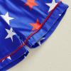 image:imageKuriozud Kids Toddler Boy 4th of July Pajamas Short Sleeve Button Down Shirt Top and Shorts 2pcs Pjs Sets SleepwearStar Blue