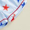 image:imageKuriozud Kids Toddler Boy 4th of July Pajamas Short Sleeve Button Down Shirt Top and Shorts 2pcs Pjs Sets SleepwearStar Light Blue