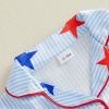 image:imageKuriozud Kids Toddler Boy 4th of July Pajamas Short Sleeve Button Down Shirt Top and Shorts 2pcs Pjs Sets SleepwearStar Light Blue