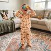 image:imageKuriozud Kids Toddler Boy Easter Pajamas Long Sleeve Button Down Shirt Top and Pants 2pcs Pjs Sets SleepwearCar Bunny Egg Orange