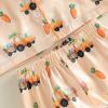 image:imageKuriozud Kids Toddler Boy Easter Pajamas Long Sleeve Button Down Shirt Top and Pants 2pcs Pjs Sets SleepwearCar Bunny Egg Orange