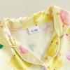 image:imageKuriozud Kids Toddler Girl Easter Pajamas Short Sleeve Button Down Shirt Top and Shorts 2pcs Pjs Sets SleepwearEgg Chick Yellow