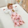 image:imageKuriozud Newborn Baby Girl Bell Bottom Outfit Ruffle Romper Cute Bow Flare Pants Set Headband Cute ClothesMy 1st Christmas Gingerbread White