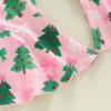 image:imageKuriozud Newborn Baby Girl Bell Bottom Outfit Ruffle Romper Cute Bow Flare Pants Set Headband Cute ClothesMy First Christmas Tree White