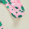 image:imageKuriozud Newborn Baby Girl Boy Footie Romper One Piece Jumpsuit Sleeper Infant ClothesChristmas Tree Bow Pink