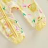image:imageKuriozud Newborn Baby Girl Boy Footie Romper One Piece Jumpsuit Sleeper Infant ClothesEgg Chick Yellow