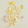 image:imageKuriozud Newborn Baby Girl Boy Footie Romper One Piece Jumpsuit Sleeper Infant ClothesEgg Chick Yellow