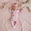 image:imageKuriozud Newborn Baby Girl Boy Footie Romper One Piece Jumpsuit Sleeper Infant ClothesPumpkin  Ghost Pink
