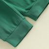 image:imageKuriozud St Patricks Day Baby Boy Outfit First St Patricks Day Romper and Shamrock Pants Set with Hat 3Pcs Spring ClothesLucky Little Dude Green