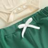 image:imageKuriozud St Patricks Day Baby Boy Outfit First St Patricks Day Romper and Shamrock Pants Set with Hat 3Pcs Spring ClothesMy First St Patricks Day Green