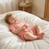 image:imageKuriozud Toddler Baby Girl Clothes Cute Bow Short Sleeve T Shirts Top Ruffle Shorts Set 2 Piece Summer OutfitsRibbed Pink