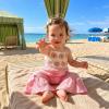 image:imageKuriozud Toddler Baby Girl Clothes Cute Sleeveless Halter Romper Spaghetti Strap Jumpsuit Summer Bell Bottom OutfitCrochet Flower Pink