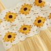 image:imageKuriozud Toddler Baby Girl Clothes Cute Sleeveless Halter Romper Spaghetti Strap Jumpsuit Summer Bell Bottom OutfitCrochet Flower Yellow