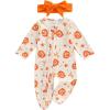 Pumpkin & Bow Orange